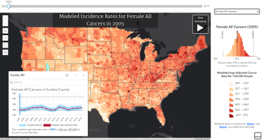 Screenshot of Time-Series Maps Interface